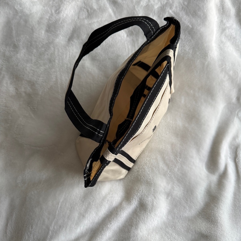Ritz Carlton Tokyo Mini Tote Bag in Cream and Black - Picture 4 of 13